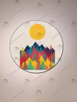 پیکسل با طرح کوهستان کدA544