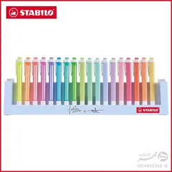 هایلایتر سویینگ کول استابیلو بسته 18 عددی  Highlighter STABILO Swing Cool Desk Set of 18  Neon & Pastel
