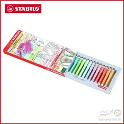 هایلایتر سویینگ کول استابیلو بسته 18 عددی  Highlighter STABILO Swing Cool Desk Set of 18  Neon & Pastel