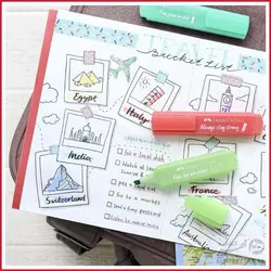 بسته چهار عددی هایلایتر پاستلی فابر کاستل Faber-Castell Pastel Highlighters Set of 4