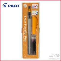 قلم کالیگرافی پارالل پایلوت ضخامت 2.4 میلی متر PILOT Parallel Calligraphy Pen Set, 2.4mm Nib with Black and Red Ink Cartridges