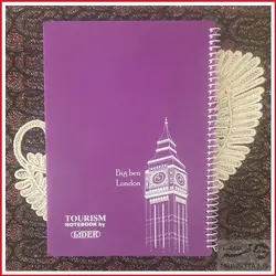 دفتر سیمی 100 برگ لیدر