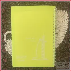 دفتر سیمی 100 برگ لیدر