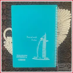 دفتر سیمی 100 برگ لیدر