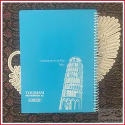 دفتر سیمی 100 برگ لیدر