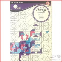 کتاب رنگ آمیزی هنر درمانی art therapy geometric