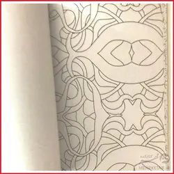 کتاب رنگ آمیزی هنر درمانی art therapy geometric
