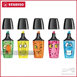 هایلایتر مینی استابیلو  STABILO mini BOSS ORIGINAL funnimals