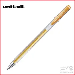 روان نویس ژله ای یونی بال طلایی و نقره ای مدل سیگنو uniball signo gold um-100 fine pen