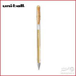 روان نویس ژله ای یونی بال طلایی و نقره ای مدل سیگنو uniball signo gold um-100 fine pen