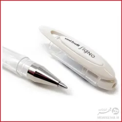 روان نویس ژله ای یونی بال سفید مدل آنجلیک uniball signo angelic white