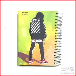 دفتر یادداشت 160 برگ جلد سخت کاسپین