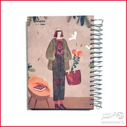 دفتر یادداشت 160 برگ جلد سخت کاسپین