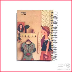 دفتر یادداشت 160 برگ جلد سخت کاسپین