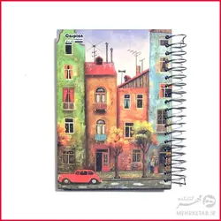 دفتر یادداشت 160 برگ جلد سخت کاسپین