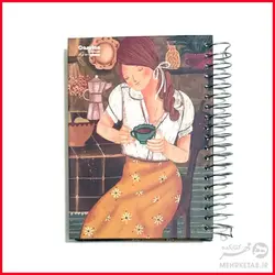 دفتر یادداشت 160 برگ جلد سخت کاسپین