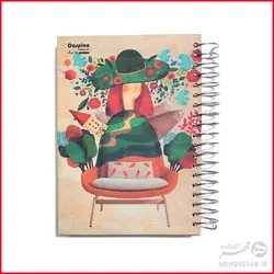 دفتر یادداشت 160 برگ جلد سخت کاسپین