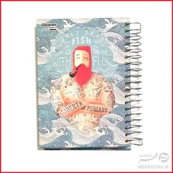 دفتر یادداشت 160 برگ جلد سخت کاسپین