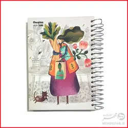 دفتر یادداشت 160 برگ جلد سخت کاسپین