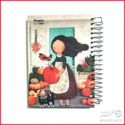 دفتر یادداشت 160 برگ جلد سخت کاسپین