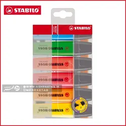 هایلایتر باس استابیلو بسته شش عددی STABILO BOSS ORIGINAL pack of 6