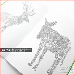 کتاب هنر درمانی رنگ آمیزی قلمرو حیوانات