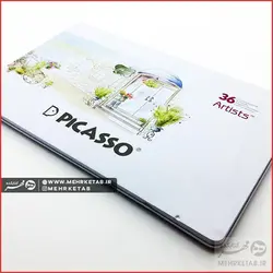 مداد رنگی ۳۶ رنگ جعبه فلزی پیکاسو آرتیست