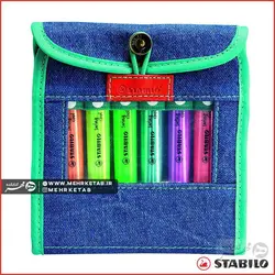هایلایتر ست جین ۶ رنگ استابیلو Stabilo Swing Cool Jean Set