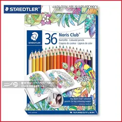 مداد رنگی ۳۶ رنگ استدلر سری جدید Noris Staedtler - 36 Noris Club Colouring Pencils