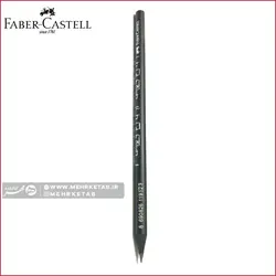 مداد تحریر چوب مشکی طرح دار فابر کاستل Faber castell Black wood pencil