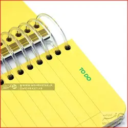دفتر برنامه ریزی سیمی رنگ سورمه ای to do list
