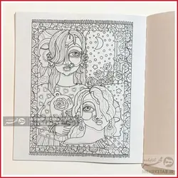 کتاب رنگ آمیزی بزرگسالان قالیچه ها