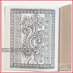کتاب رنگ آمیزی بزرگسالان قالیچه ها