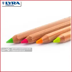 هایلایتر مدادی فلورسنت لیرا تک رنگ    Lyra MegaLiner 4 Colors