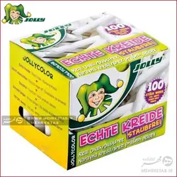 گچ سفید تخته سیاه بسته 100 عددی جولی Jolly blackboard chalk