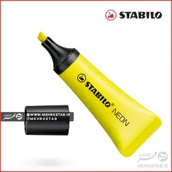 هایلایتر نئون استابیلو رنگ زرد Stabilo Neon Yellow