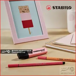 هایلایتر پاستلی استابیلو رنگ صورتی STABILO BOSS ORIGINAL Pastel Pink