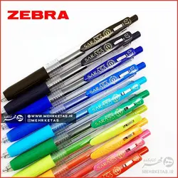 روان نویس ژله ای ساراسا زبرا Sarasa Zebra 0.7mm ۱۰ رنگ