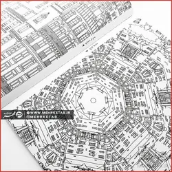 کتاب رنگ آمیزی بزرگسالان هنر درمانی رنگ آمیزی شهر های خارق العاده