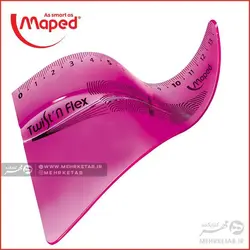 ست خط کش و گونیا و نقاله انعطاف پذیر مپد Maped Twist'n Flex 3PCS