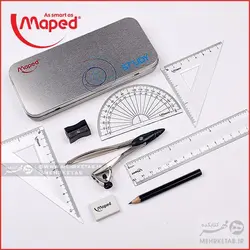 ست پرگار ۹ تکه مپد Maped Study 9 Pieces Compass