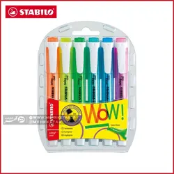 هایلایتر استابیلو سری سوینگ کول بسته شش عددی STABILO Swing cool highlighter Pack of 6