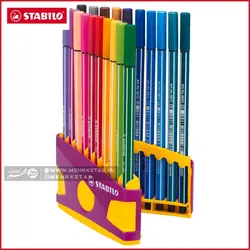 ماژیک حرفه ای  ۲۰ رنگ استابیلو با جامدادی رومیزی Stabilo® pen 68 Color Parade Pen Set