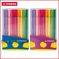 ماژیک حرفه ای  ۲۰ رنگ استابیلو با جامدادی رومیزی Stabilo® pen 68 Color Parade Pen Set