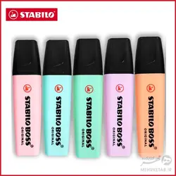 پکیج پنج عددی هایلایتر پاستلی استابیلو STABILO BOSS ORIGINAL Pastel set of 5