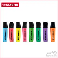 پکیج هشت عددی هایلایتر باس استابیلو STABILO BOSS ORIGINAL set of 8