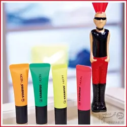 هایلایتر نئون استابیلو بسته چهار عددی STABILO NEON Pack of 4 Assorted Colours