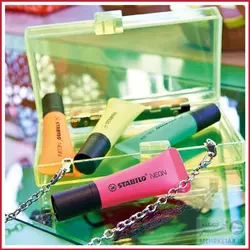 هایلایتر نئون استابیلو بسته چهار عددی STABILO NEON Pack of 4 Assorted Colours
