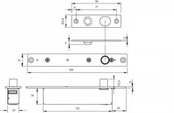 قفل شفتی برقی AAP802S