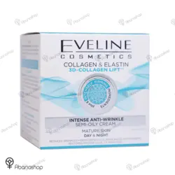 کرم کلاژن و الاستین 3D اولاین Eveline Collagen and Elastin 3D - آباناشاپ